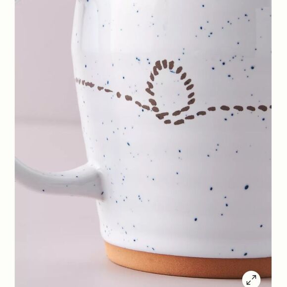 Anthropologie NIB Sweater Weather A Hug in a Mug Mittens Mug Stoneware Cup 16oz - Picture 4 of 10
